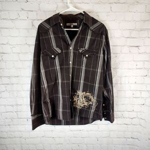 Men's Manchester Ltd button down longsleeve, size Large